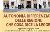 MCL Piacenza: "AUTONOMIA DIFFERENZIATA DELLE REGIONI: CHE COSA DICE LA LEGGE?"