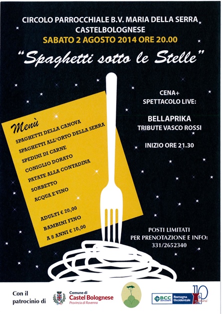 Ravenna: "Spaghetti sotto le stelle"