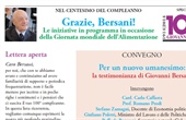 Giovanni Bersani: Rassegna Stampa