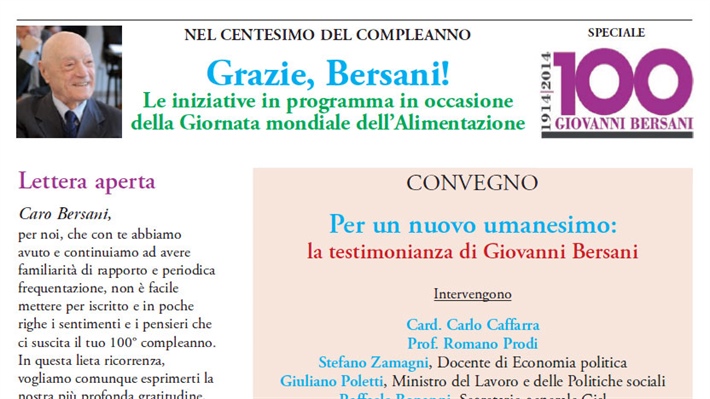 Giovanni Bersani: Rassegna Stampa